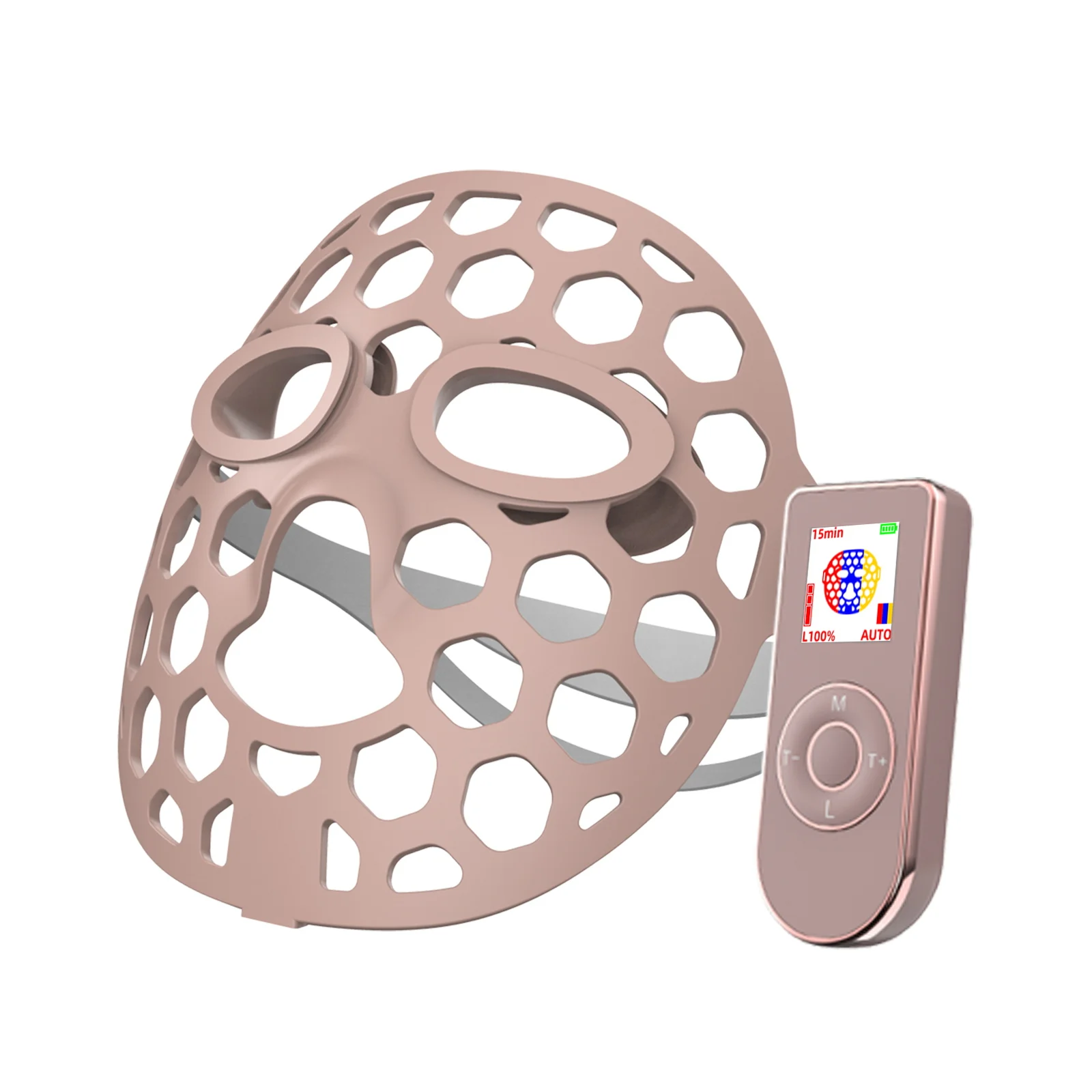Hollowed-out LED Light Mask